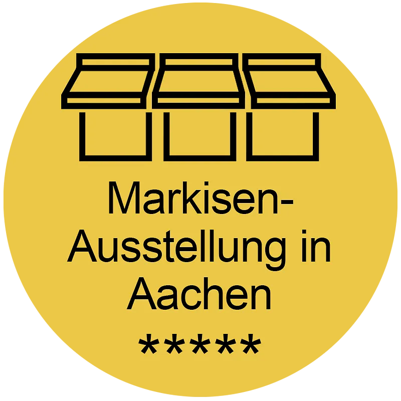 Markisen-Ausstellung-Aachen-jeden-Tag Icon mit dem Hinweis der täglich geöffneten Markisenausstellung in Aachen