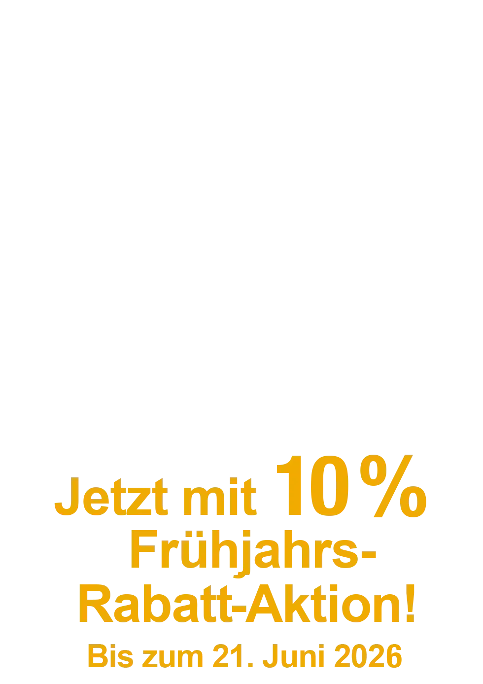 10% Rabatt auf Warema Markisen